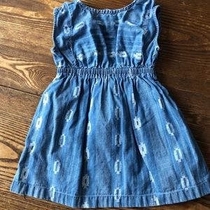 Ikat Chambray Dress